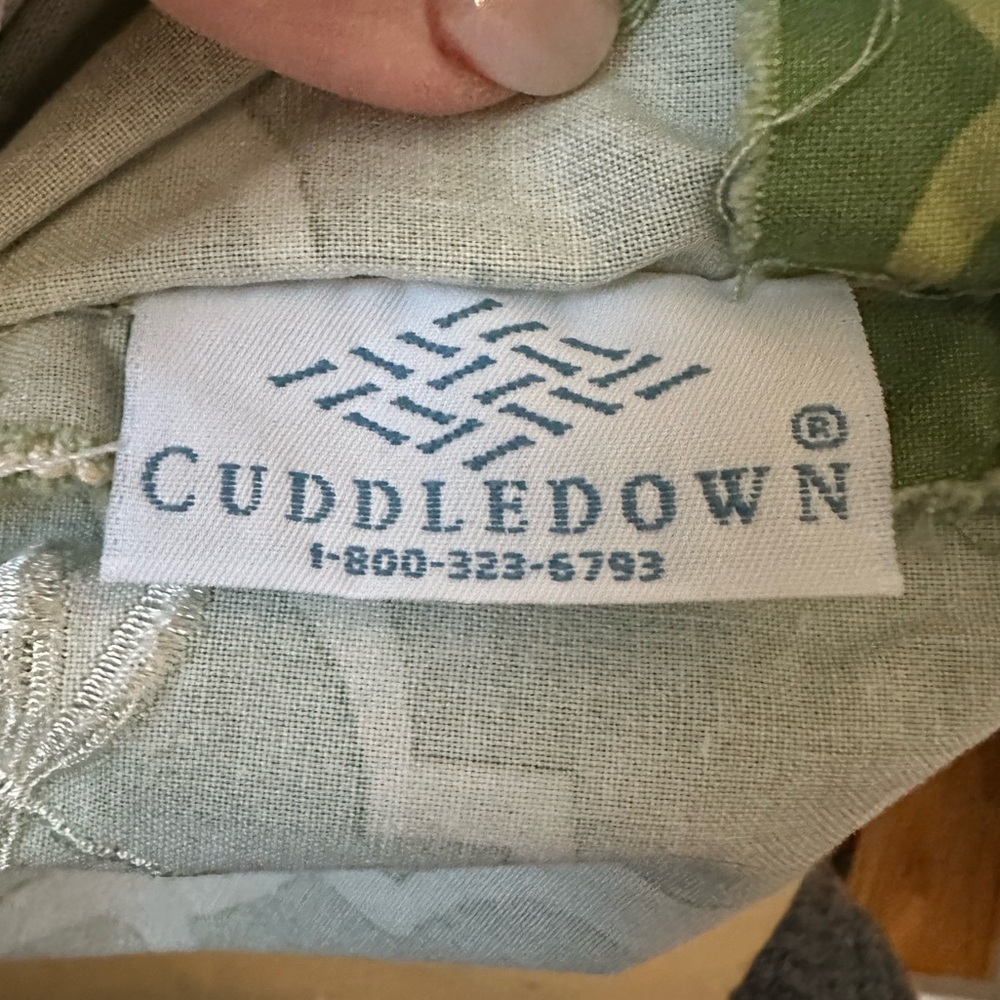 Cuddledown Green Pet Bed Cover - Picture 5 of 6
